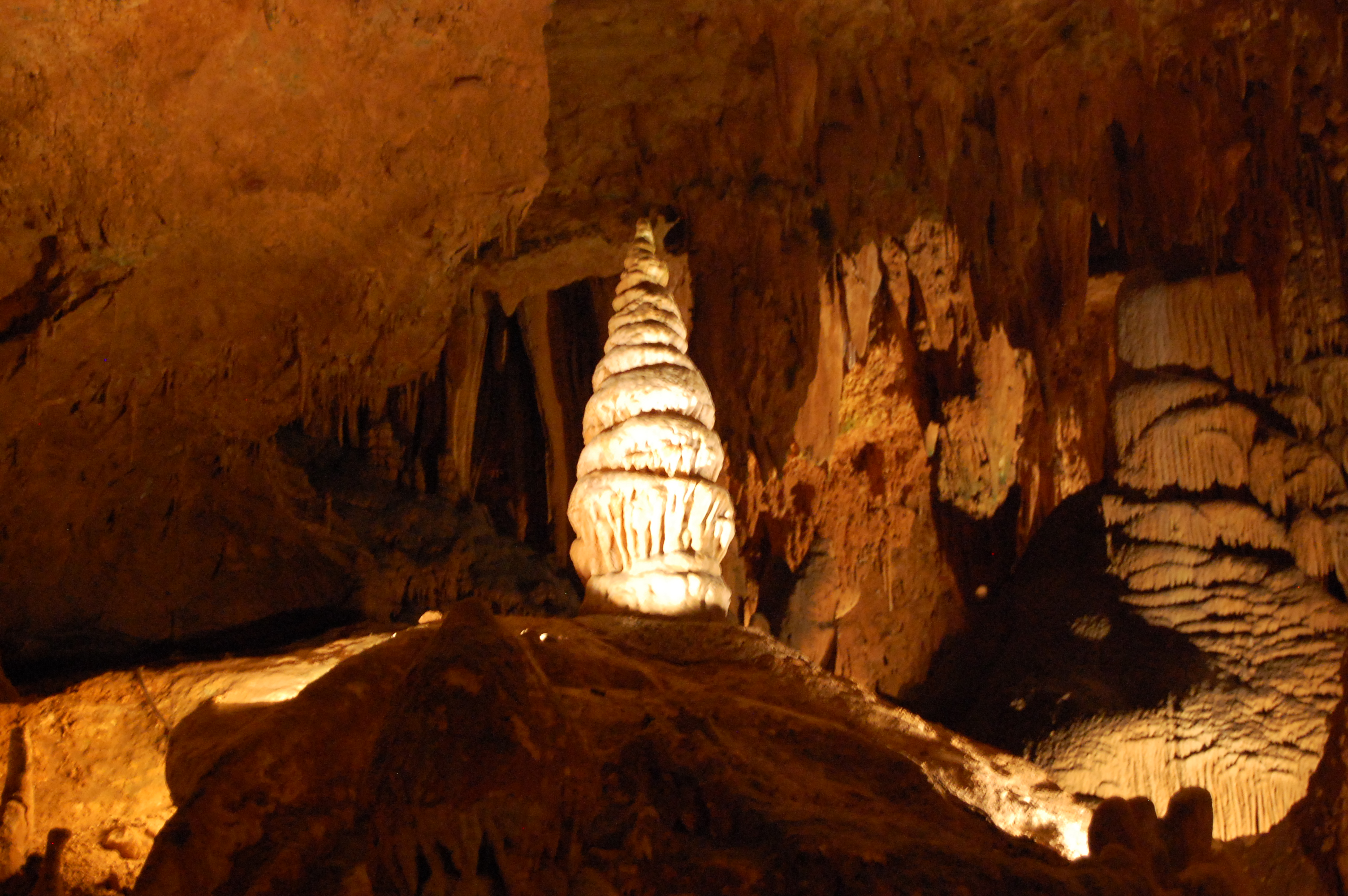 Phallic Stalagmite: Photo by Sharon Burtner